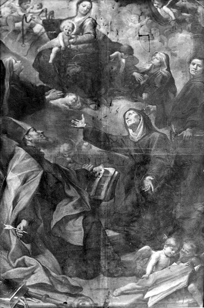 Giovanni Anastasi - Madonna con Gesù Bambino e santi, Pergola